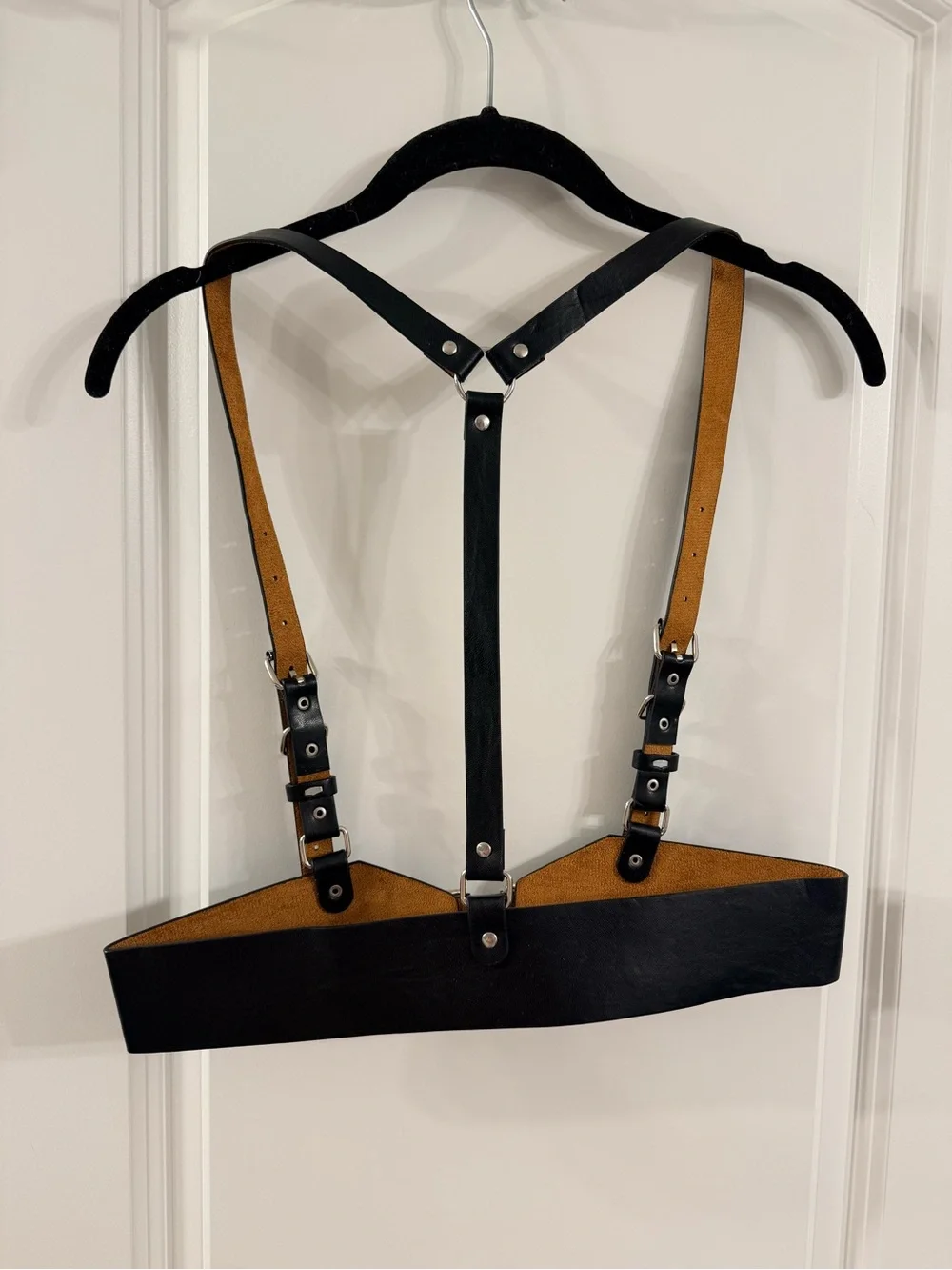 Midnight Hour Vegan Leather Harness- (MD-Xl)